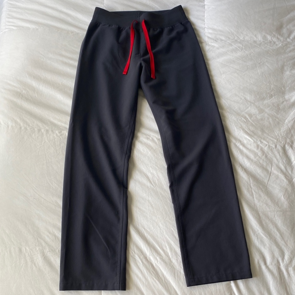 Figs Women’s XS Gray High Waisted Livingston Scrub Pants